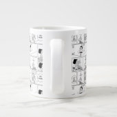 Marcie & Peppermint Patty im Klassenzimmer Jumbo-Tasse (Rückseite)