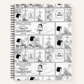 Marcie & Peppermint Patty im Klassenzimmer Notizblock (Vorderseite)