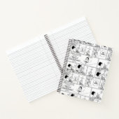 Marcie & Peppermint Patty im Klassenzimmer Notizblock (Innenseite)