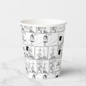 Marcie & Peppermint Patty im Klassenzimmer Pappbecher (Rechts)