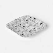 Marcie & Peppermint Patty im Klassenzimmer Pappteller (Gewinkelt)