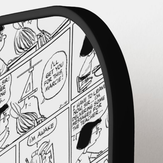 Marcie & Peppermint Patty im Klassenzimmer Pickleball Schläger (Linke Seite)