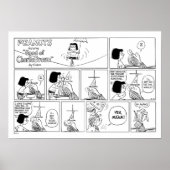 Marcie & Peppermint Patty im Klassenzimmer Poster (Vorne)