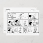 Marcie & Peppermint Patty im Klassenzimmer Postkarte (Vorne/Hinten)