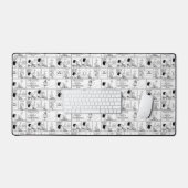 Marcie & Peppermint Patty im Klassenzimmer Schreibtischunterlage (Tastatur & Maus)