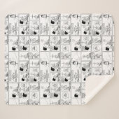 Marcie & Peppermint Patty im Klassenzimmer Sherpadecke (Vorderseite (Horizontal))