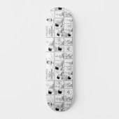 Marcie & Peppermint Patty im Klassenzimmer Skateboard (Vorderseite)