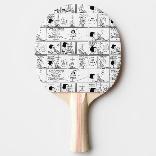 Marcie & Peppermint Patty im Klassenzimmer Tischtennis Schläger (Vorderseite)