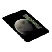 MarCO CubeSat Alien Mars Abarewell Magnet (Rechte Seite)