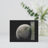 MarCO CubeSat Alien Mars Abarewell Postkarte (Stehend Vorderseite)