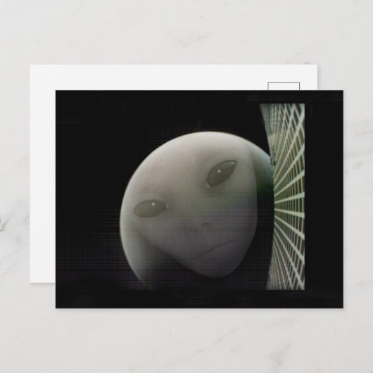 MarCO CubeSat Alien Mars Abarewell Postkarte (Vorne/Hinten)