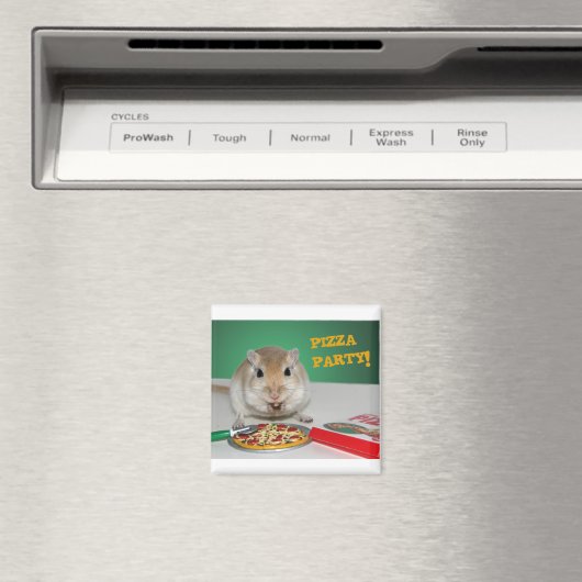 Marco das Gerbil's Pizza Party Magnet (In Situ (Geschirrspüler))