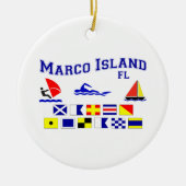 Marco Insel FL-Signal-Flaggen Keramikornament (Vorne)