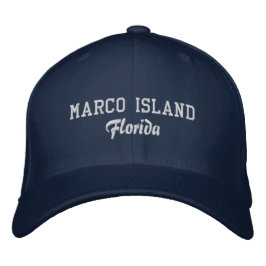 Marco Island Florida bestickter Baseballhut Bestickte Baseballkappe