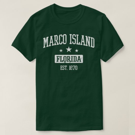 Marco Island Florida Est T-Shirt (Design vorne)