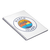 Marco Island, Florida Faded Classic Style Notebook Notizblock (Rechte Seite)