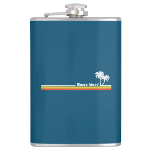 Marco Island Florida Flachmann