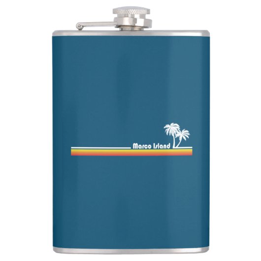 Marco Island Florida Flachmann (Vorderseite)