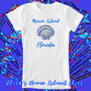 Marco Island Florida Hübsch Mosaic Seashell T-Shirt
