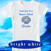 Marco Island Florida Hübsch Seashell mit Namen T-Shirt