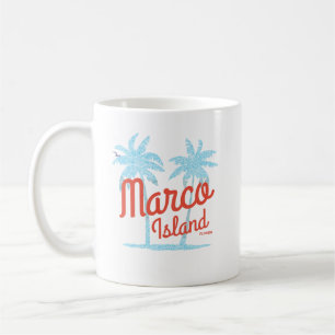 Marco Island Florida Urlaub Vintag USA Kaffeetasse