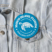 Marco Island (Meeresschildkröte) Button (Beispiel)