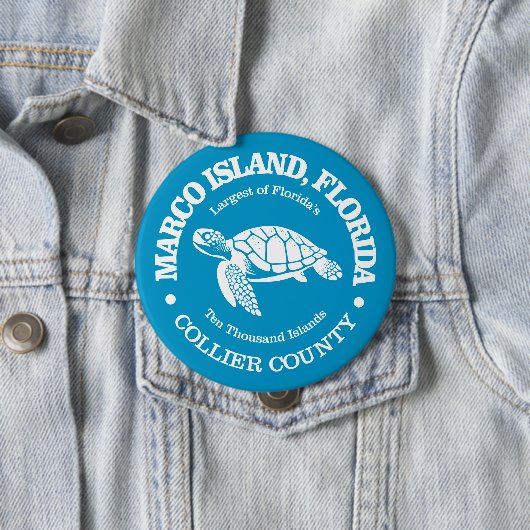 Marco Island (Meeresschildkröte) Button (Beispiel)