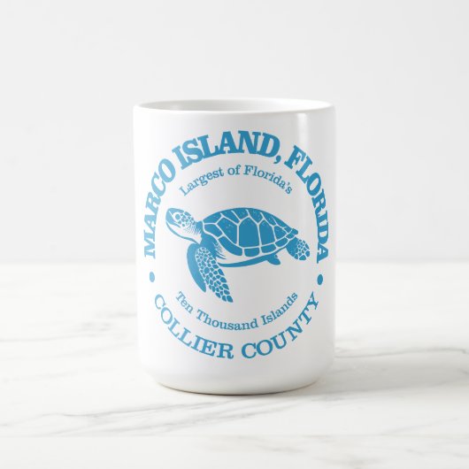 Marco Island (Meeresschildkröte) Kaffeetasse (Mittel)