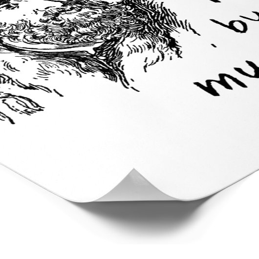 Marco Polo am Pool Funny Poster (Ecke)