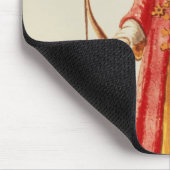 Marco Polo kleidete im Weinsteinkostüm an Mousepad (Ecke)