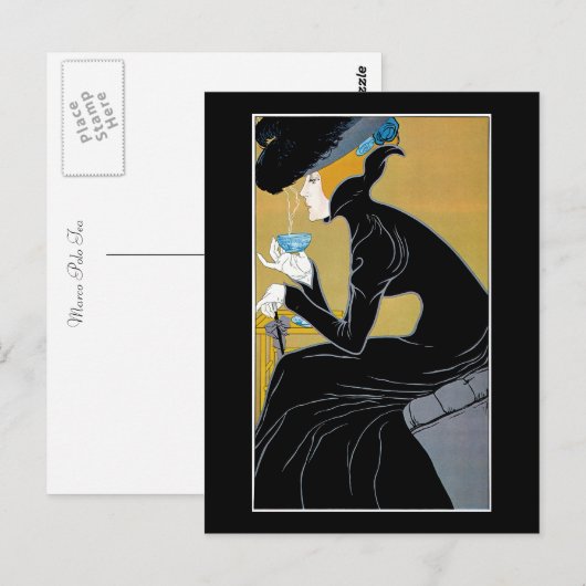 Marco Polo Tea Postkarte (Vorne/Hinten)