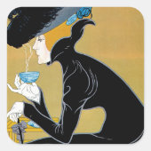 Marco Polo Tea Quadratischer Aufkleber (Vorderseite)