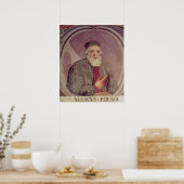 Marco Polo vom "Sala del Mappamondo" Poster (Küche)
