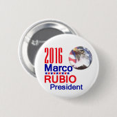 Marco RUBIO 2016 Button (Vorne & Hinten)