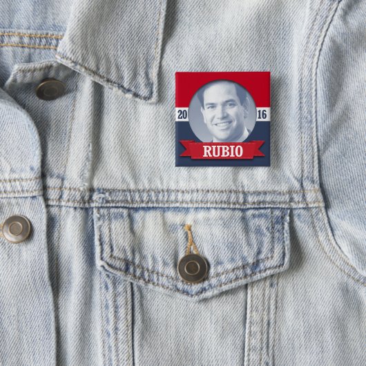 Marco Rubio 2016 Button (Beispiel)