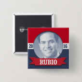 Marco Rubio 2016 Button (Vorne & Hinten)