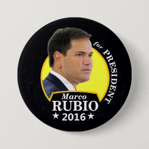Marco Rubio 2016 für Präsidenten Button