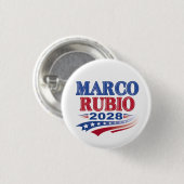 Marco Rubio 2028 (3.) Button (Vorne & Hinten)