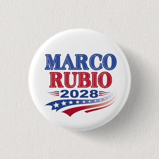 Marco Rubio 2028 (3st) Button (Vorderseite)