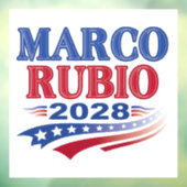 Marco Rubio 2028 (3st) Fensteraufkleber (Blatt 3)