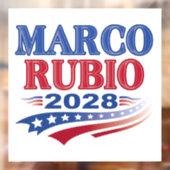 Marco Rubio 2028 (3st) Fensteraufkleber (Blatt 2)