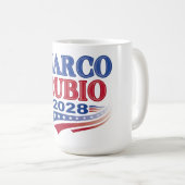 Marco Rubio 2028 (3st) Kaffeetasse (VorderseiteRechts)