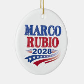 Marco Rubio 2028 (3st) Keramik Ornament (Rechts)