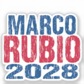 Marco Rubio 2028 (dis) Aufkleber (Vorderseite)
