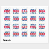 Marco Rubio 2028 (ungl) Quadratischer Aufkleber (Blatt)