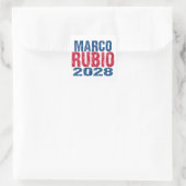 Marco Rubio 2028 (ungl) Quadratischer Aufkleber (Tasche)