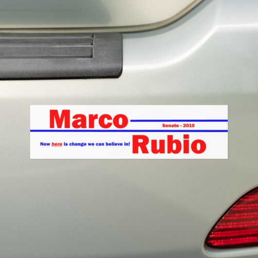 Marco Rubio 3 Autoaufkleber (Auf Auto)
