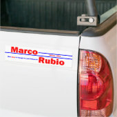 Marco Rubio 3 Autoaufkleber (Auf Lkw)