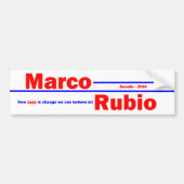 Marco Rubio 3 Autoaufkleber (Vorne)