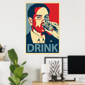 Marco Rubio - "Drink" Obama Parody Poster (Heimbüro)